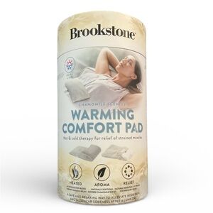 Brookstone Chamomile Scented Warming Comfort Pad- Hot & Cold Therapy Relief